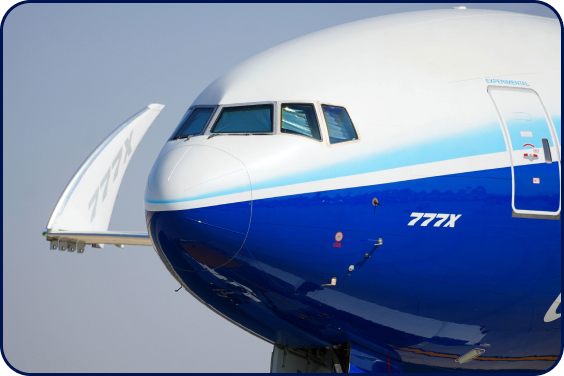 Boeing 777X aircraft